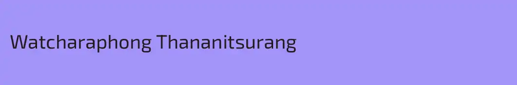Watcharaphong Thananitsurang